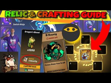 BEST Relic Crafting Guide Ninja Must Die
