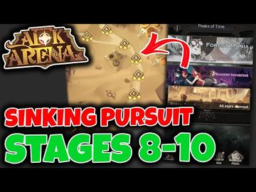 SHEMIRA IS OP! Stages 8-10. Chapter 2 Sinking Pursuit // AFK ARENA Shadow Invasions Guide