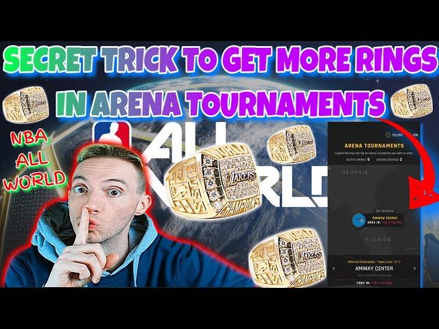 Secret Trick To Get More Rings In Arena Tournaments NBA All World