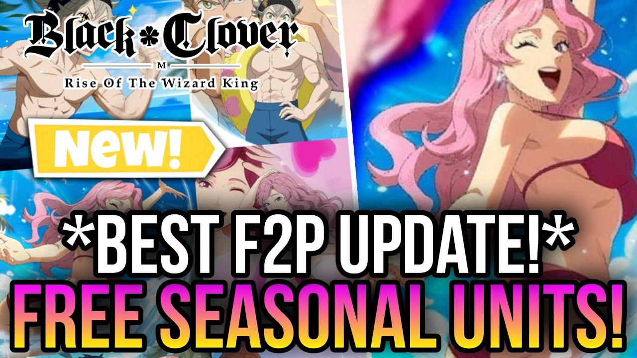 Black Clover M Global - 3 Free Seasonal Units! *THIS IS INSANE!*