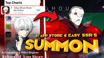 LETS GOOOO SO MANY FREE SUMMONS!!! Tokyo Ghoul Break The Chains!!!