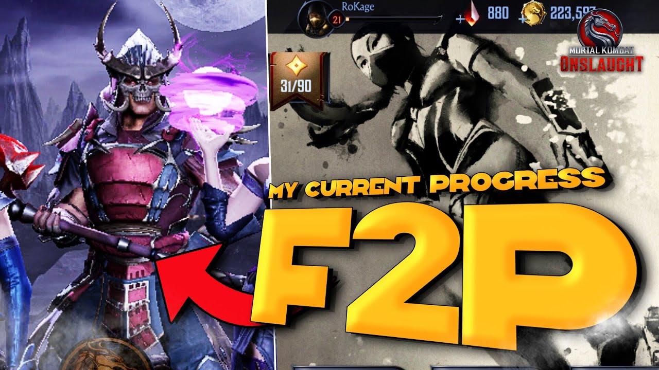 MY F2P PROGRESS & MORE BEGINNER TIPS!!!! (Mortal Kombat: Onslaught)