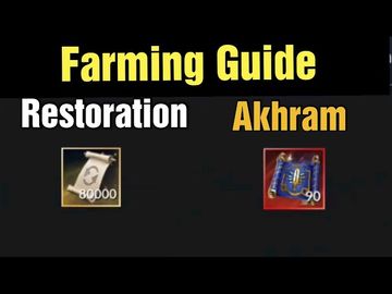 Black Desert Mobile Farming Guide: Restoration, Valks, Akhram