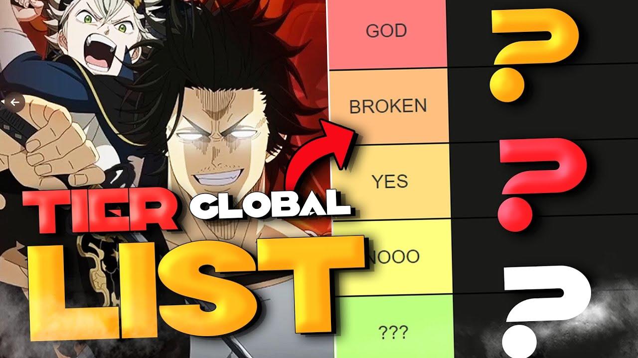 Black Clover Mobile Tier List and Reroll Guide for Best Characters