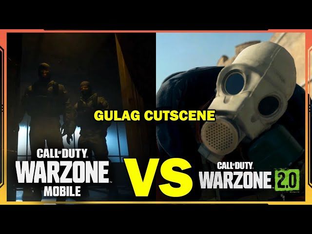 GULAG Cutscene Gameplay - Call Of Duty Warzone 2.0 VS Warzone Mobile