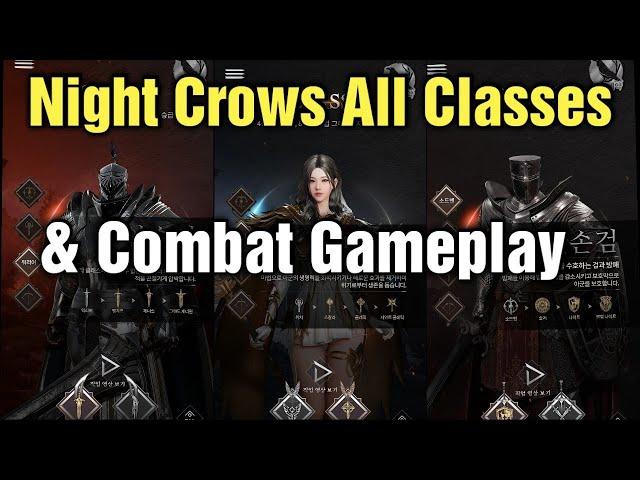 Night Crows All Classes Gameplay & Pre-Registration Started