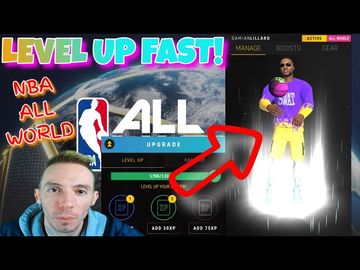 BEST Ways To Level Up Players FAST NBA All World