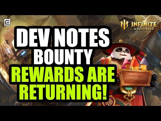 Infinite Magicraid | Dev Feedback - New QoL, Gear Sets, Bounty Returning, & More!