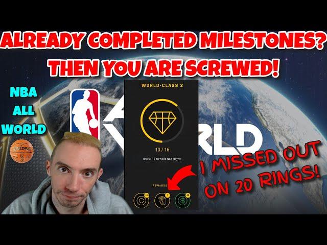 Tournament Rings Added To Milestone achievements NBA All World