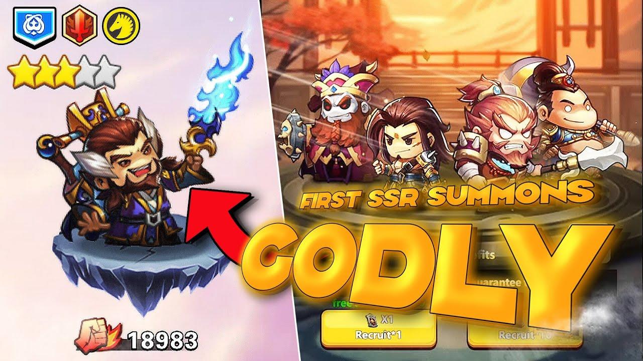 MY FIRST SSR SUMMONS!!!!! MY TEAM IS NOW BUSTED!! (Mini Heroes: Summoners War)