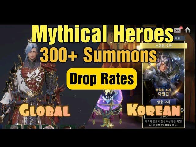 Seven Knight 2 Mythical Heroes Drop Rate Test - 350 Summons Global & Korean