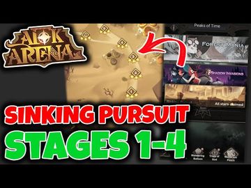 Stages 1-3. Chapter 2 Sinking Pursuit // AFK ARENA Shadow Invasions Guide