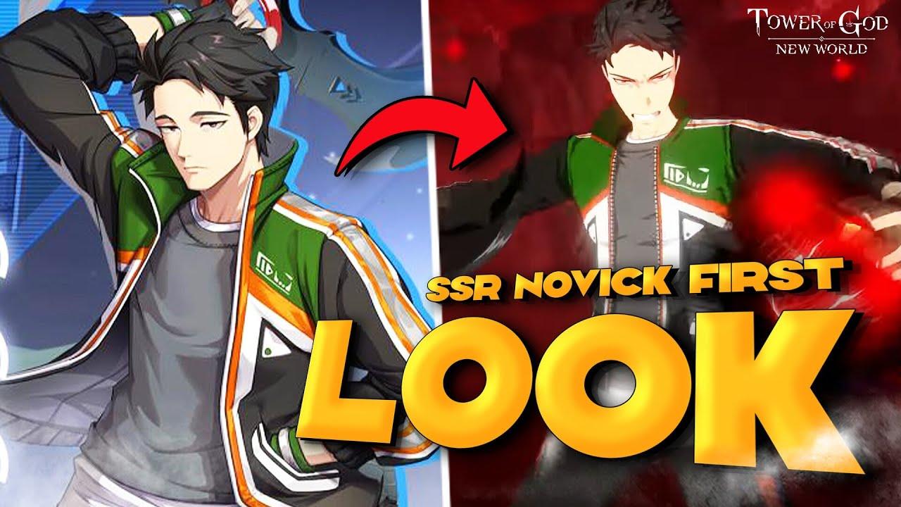 SSR NOVICK FIRST LOOK GAMEPLAY!! (Tower of God: New World)