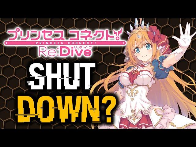 Princess Connect! Re: Dive SHUTTING DOWN!? ANOTHER CRUNCHYROLL SHUT DOWN?