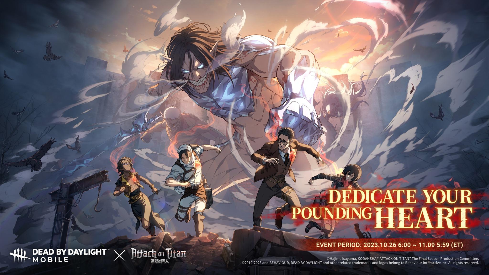 Dead By Daylight X Attack on Titan Crossover