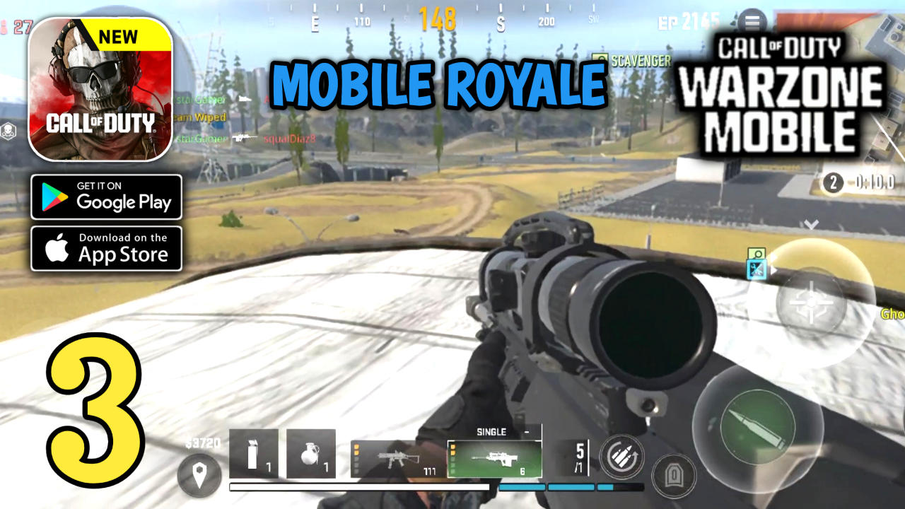 Call of Duty : Warzone Mobile - Mobile Royale - Gameplay (Android,IOS) Part 3