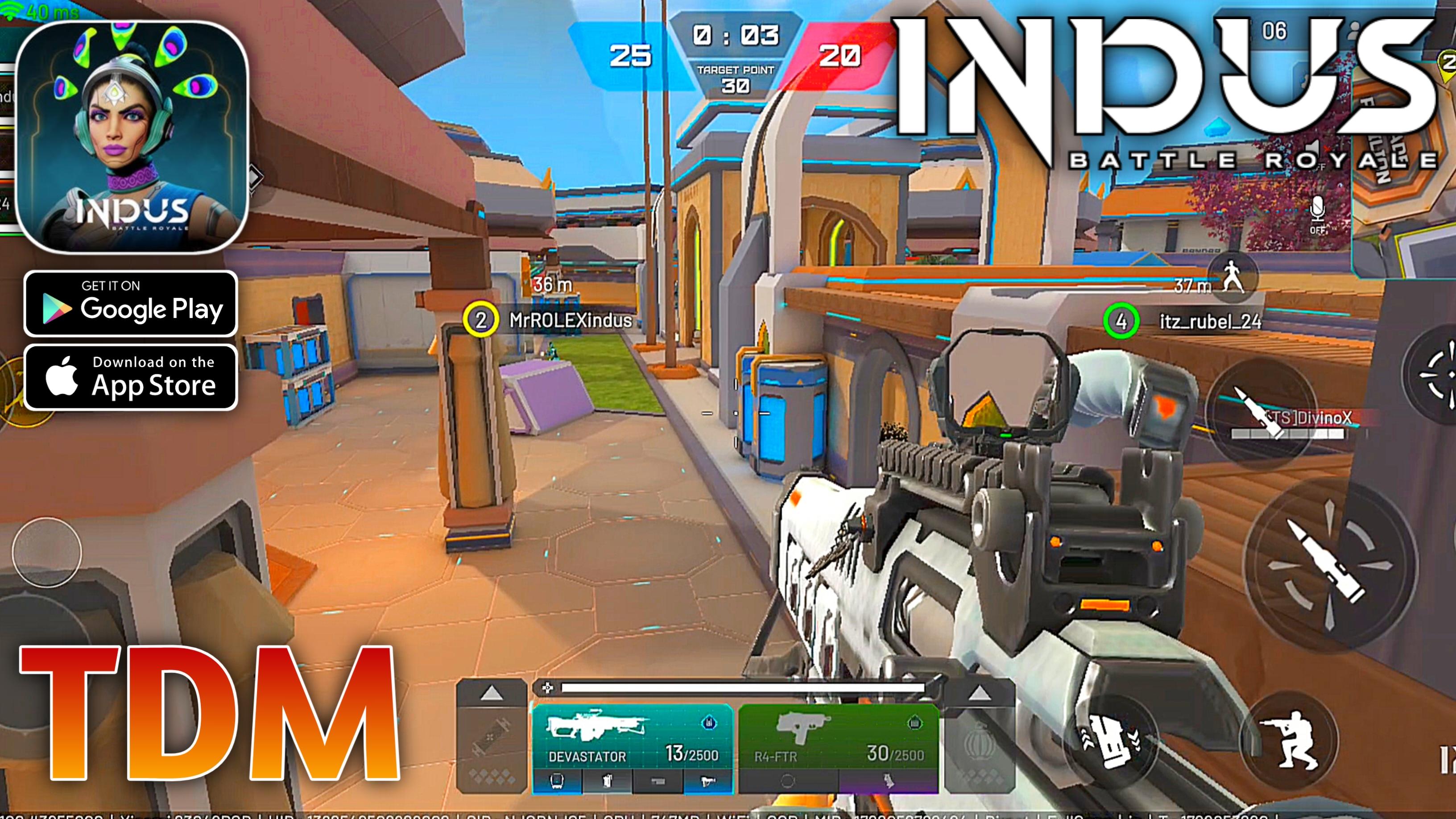 INDUS BATTLE ROYALE NEW BETA - TDM ANDROID GAMEPLAY