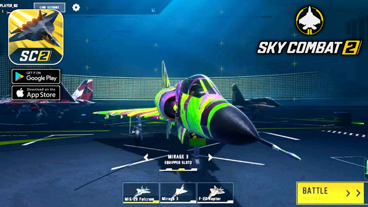 Sky Combat 2: Air Combat PvP Gameplay (Android,IOS)