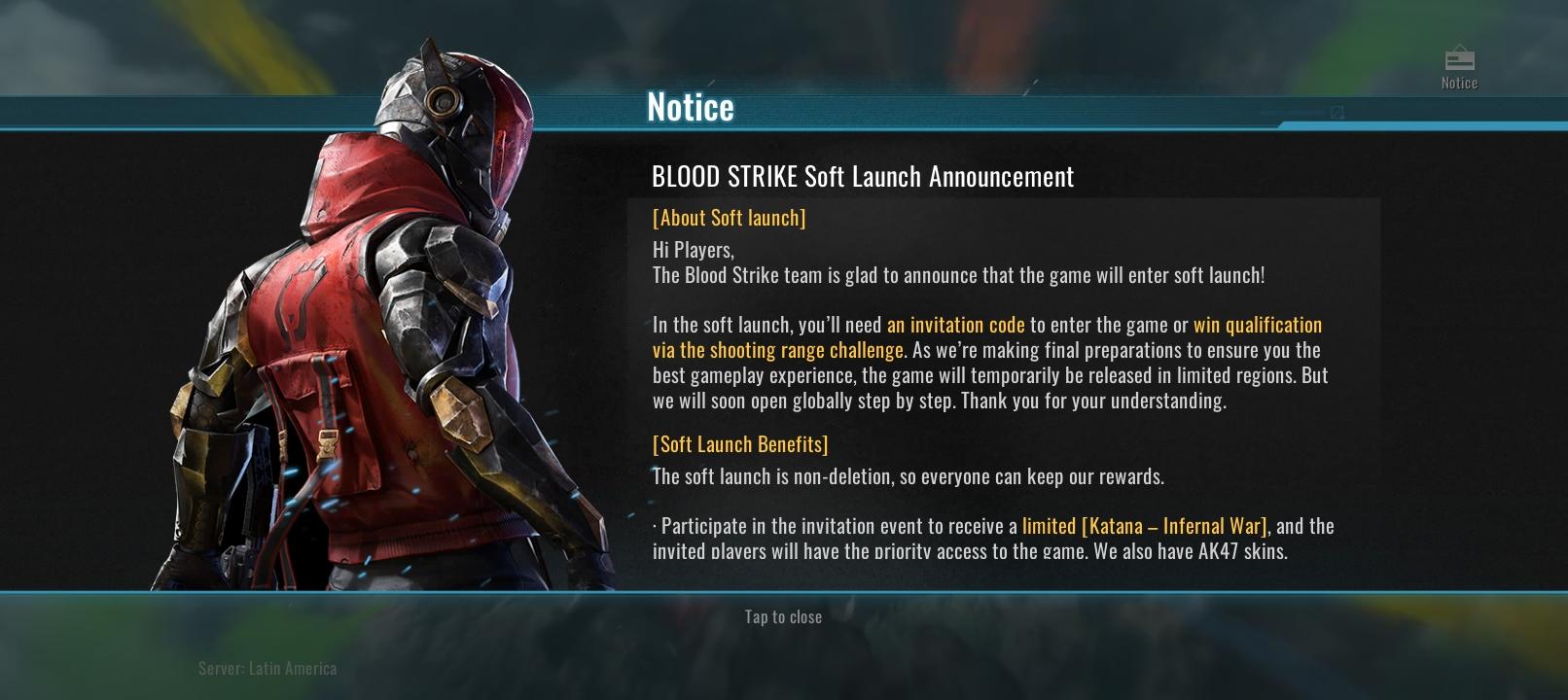 Project Bloodstrike Beta Rewards are here use these codes to claim