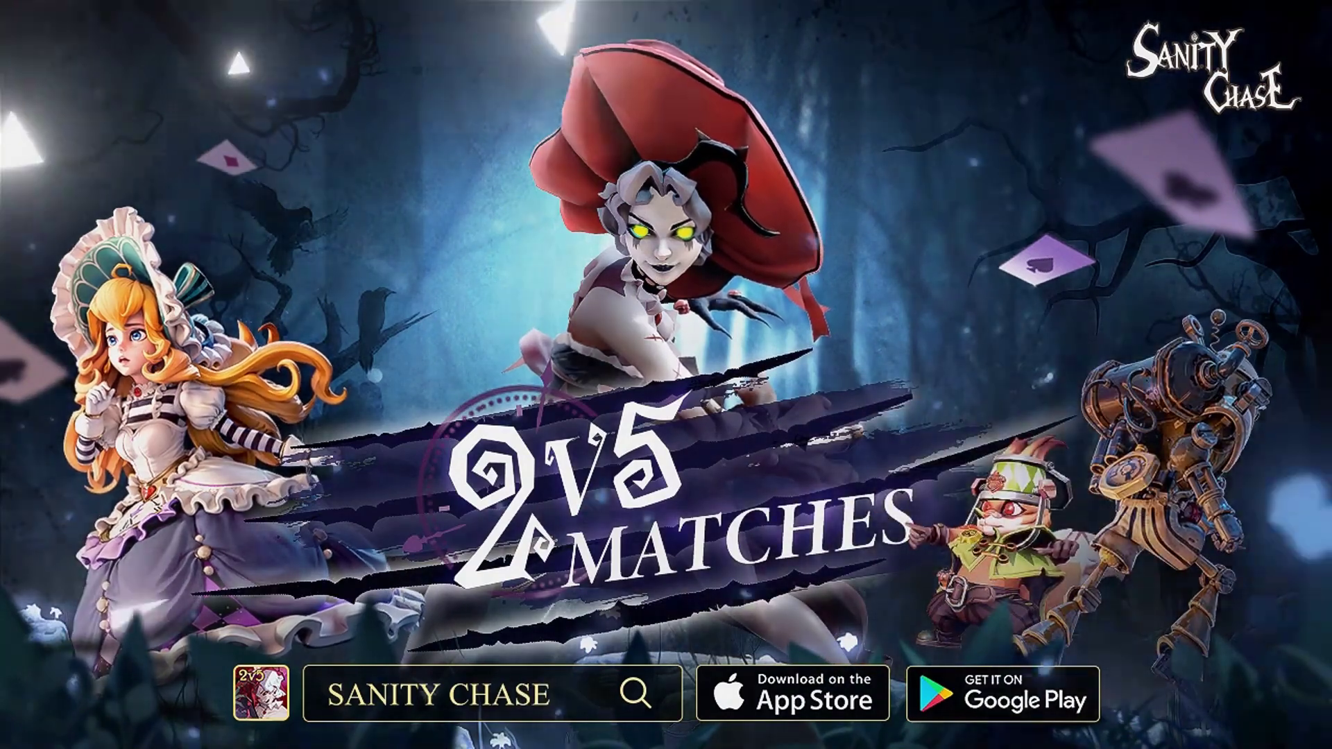 Sanity Chase - 2v5 Hunt or Escape