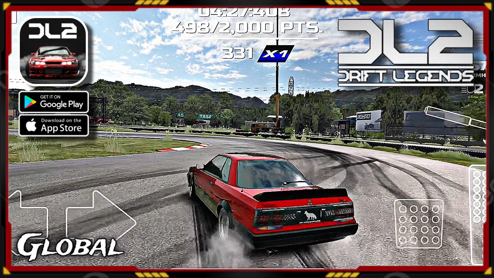 Drift Legends 2 Car Racing gameplay - realistic 3D drifting game android  iOS