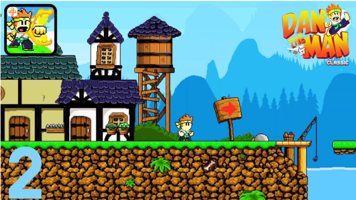 Dan the Man Classic - Gameplay | Walkthrough | Story Mode | Stage 8-1-1 (Android, iOS) #2