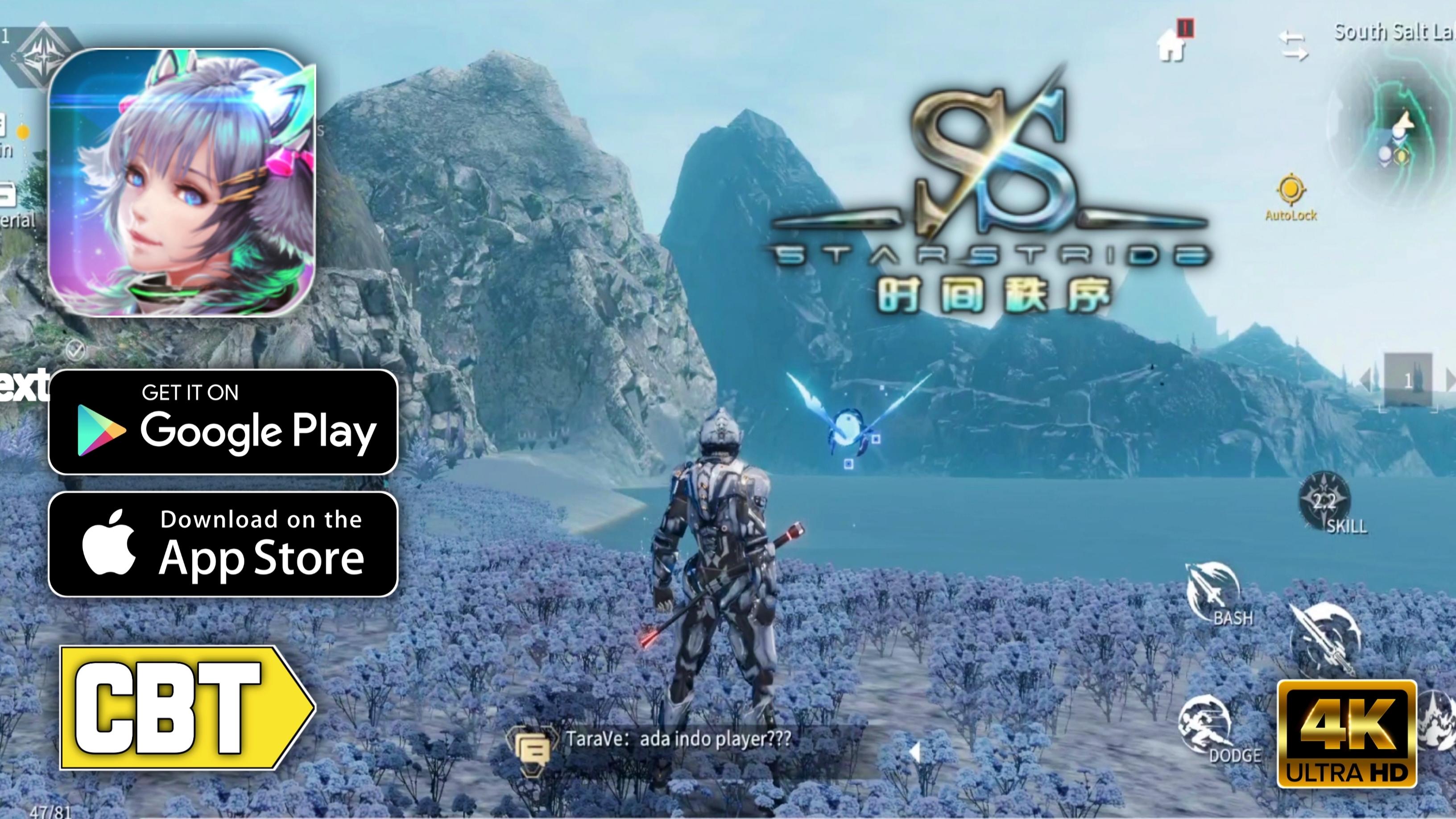 STARSTRIDE- MMORPG CBT walkthrough Android/iSO Gamplay 