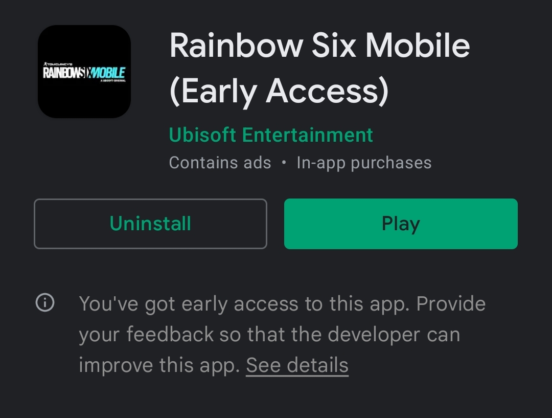 TL;DR  Rainbow Six Mobile REVIEW