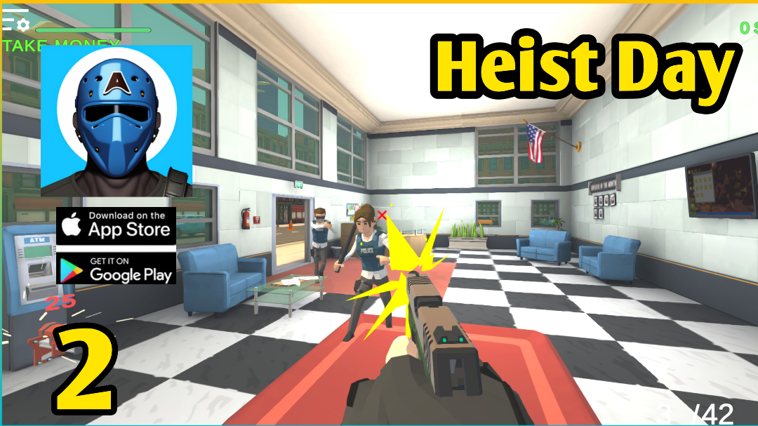 Heist Day Bank Robber Gameplay Android Iso