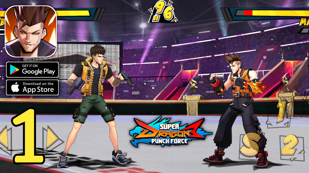 Super Dragon Punch Force 3 Gameplay (Android,IOS) Part 1 