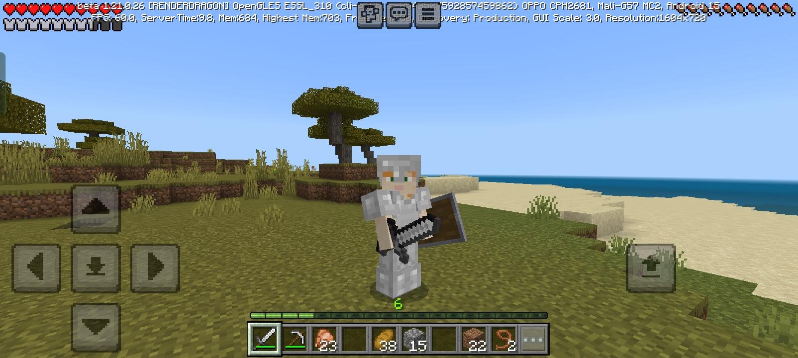 First day in Minecraft Survival pt.1✨👍