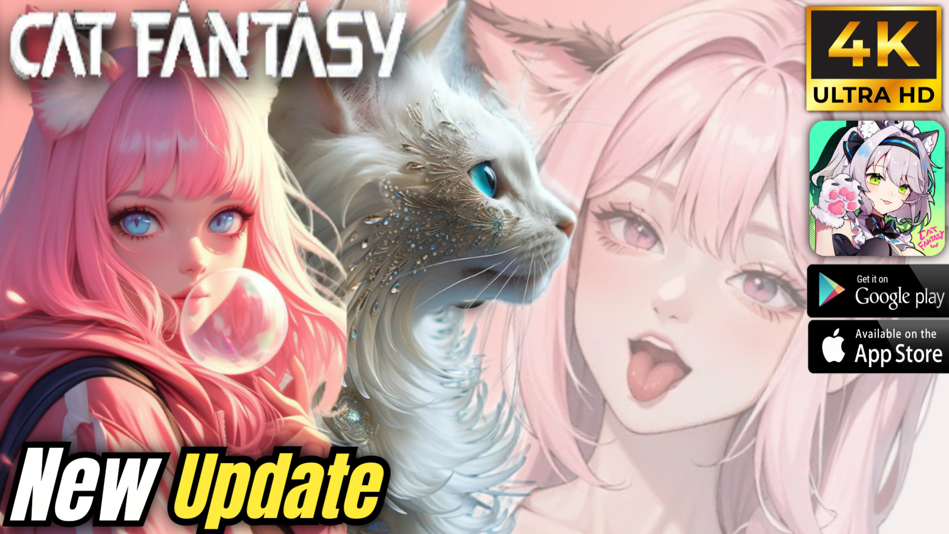 [NEW UPDATE] - Cat Fantasy 2024 Gameplay - Ultra Graphics Setting 4K 60Fps Android/IOS