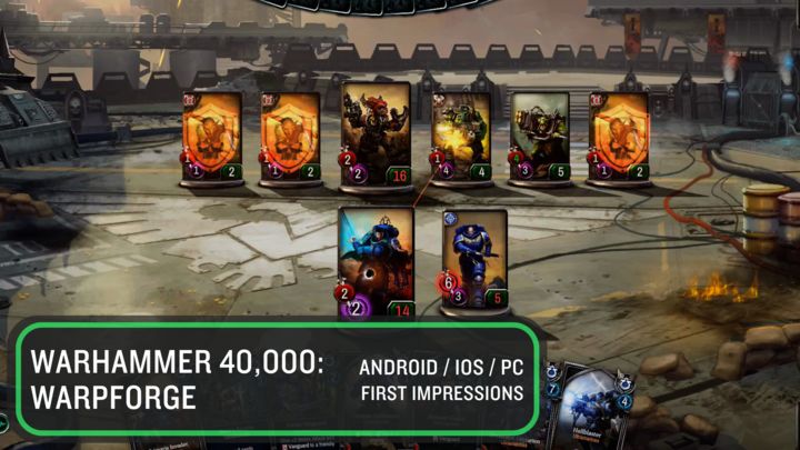Warhammer 40k gets its own card battler game | Impressions - Warhammer 40,000: Warpforge