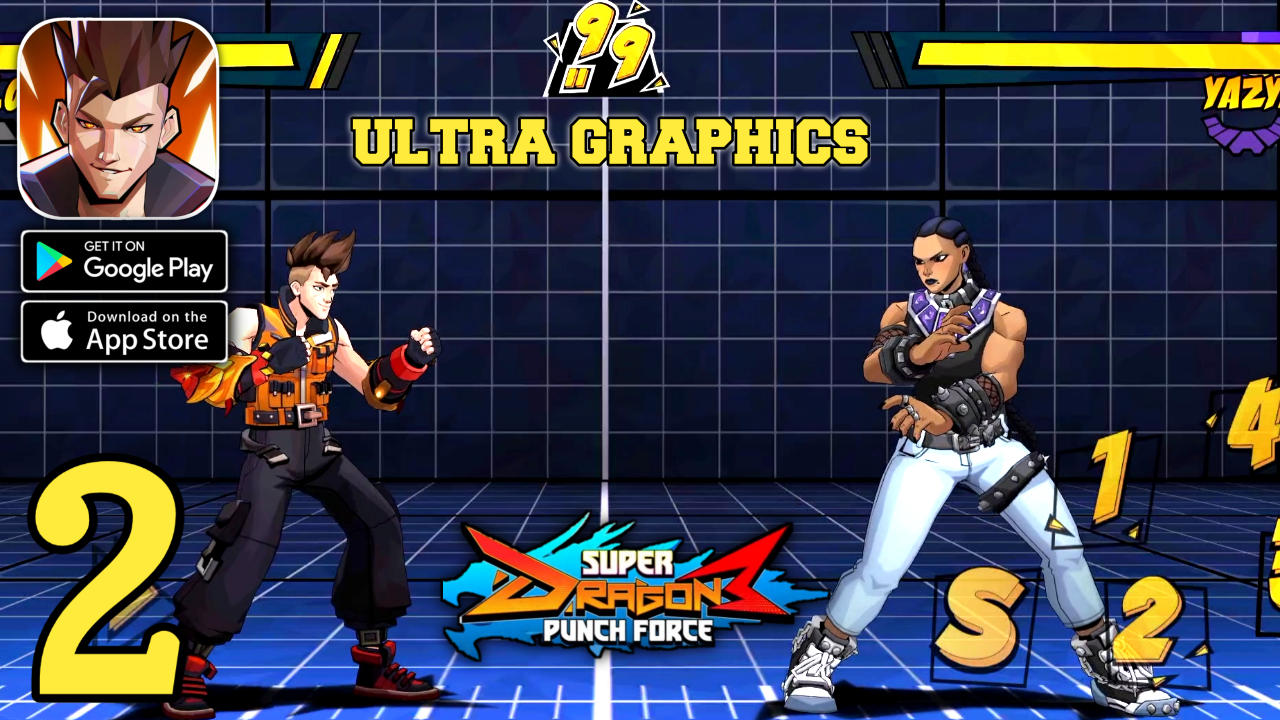 Super Dragon Punch Force 3 - ULTRA GRAPHICS - Gameplay (Android,IOS) Part 2
