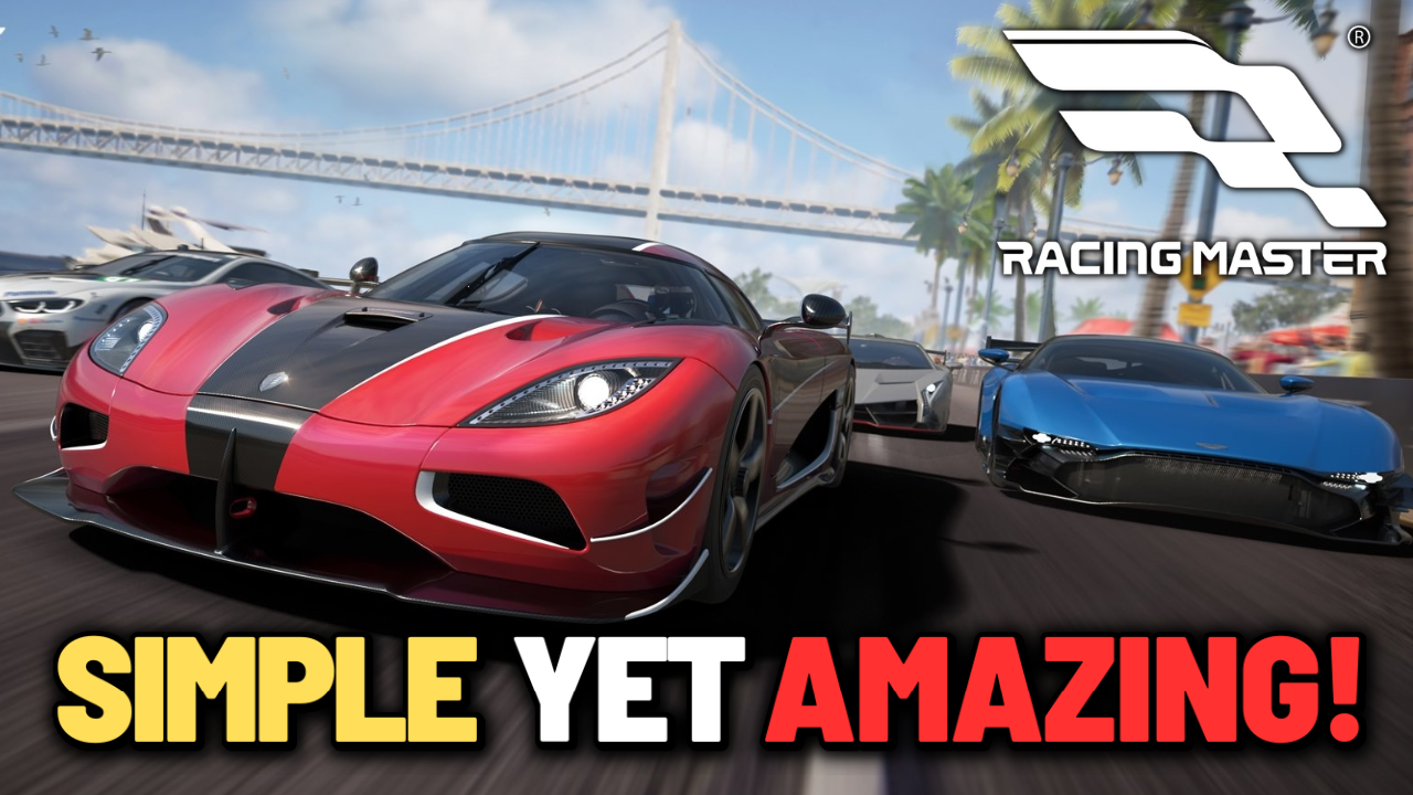 Simple Yet Amazing Racing Sim on Your Phone! Racing Master Beta Review!