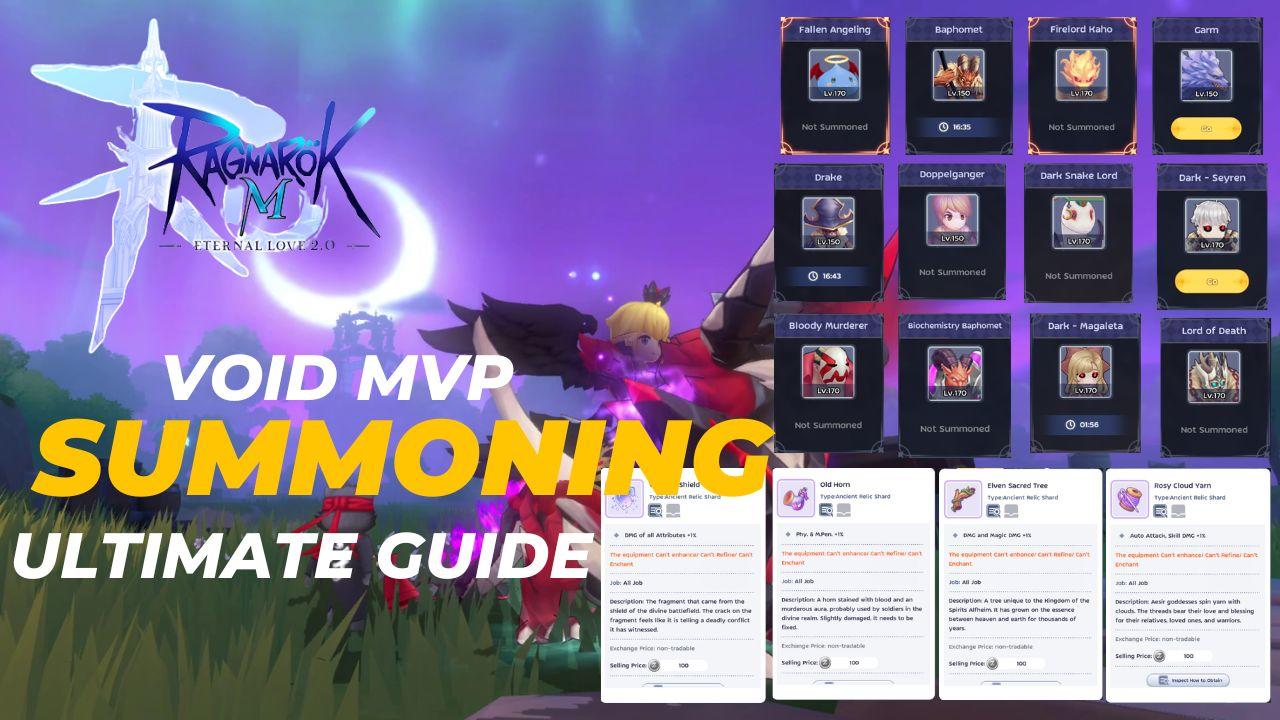 Ragnarok M : Void Realm MVP Summoning Ultimate Guide