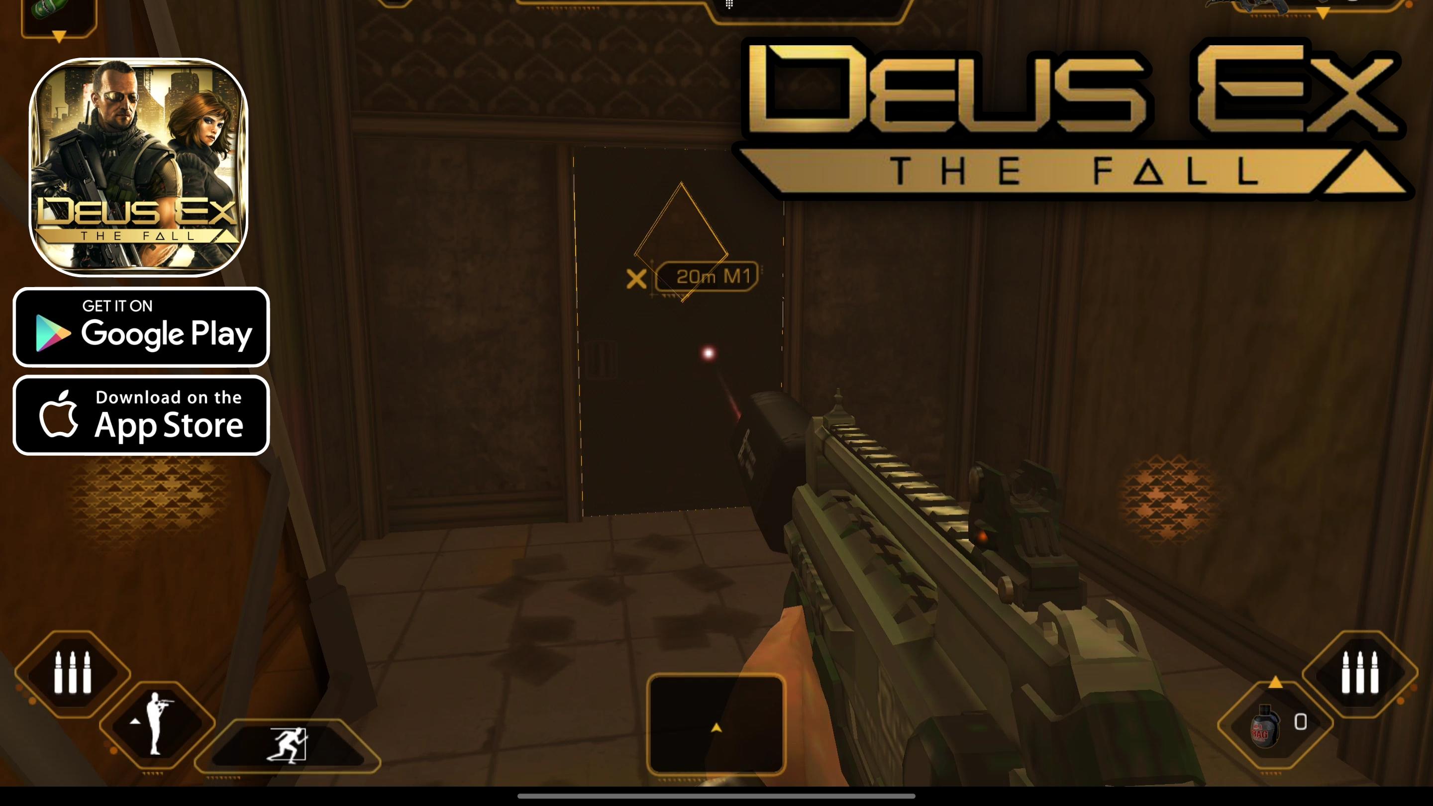 Deus Ex The Fall Remastered Mobile Gameplay ( Android, iOS )