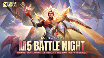 MLBB M5｜Battle night party! Click to receive the redeem code.