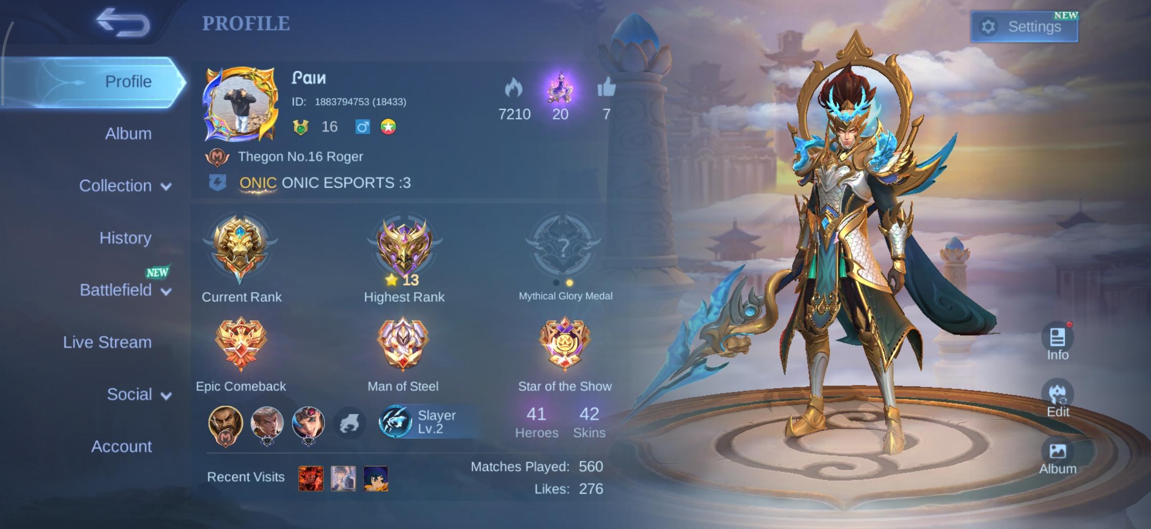 I love Mobile legend 