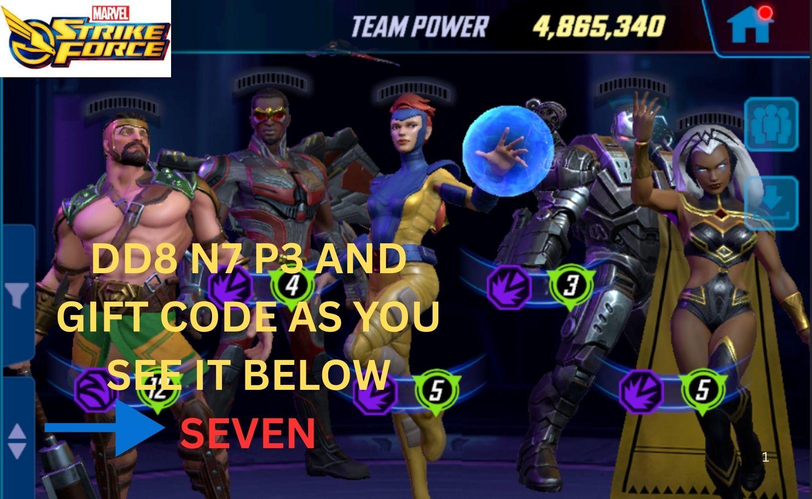 Dark Dimension 8 Node 7 Part 3 in Marvel Strike Force