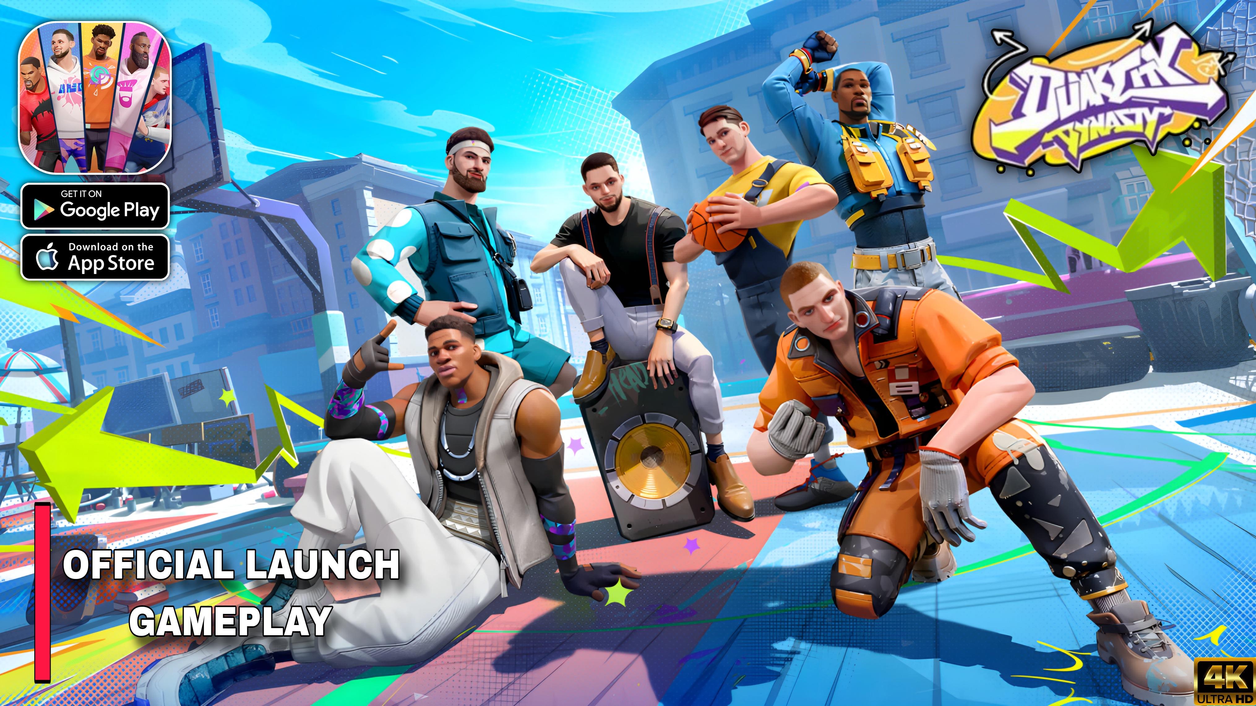 Dunk City Dynasty Official Launch Gameplay walkthrough part 1 (Android/iOS)