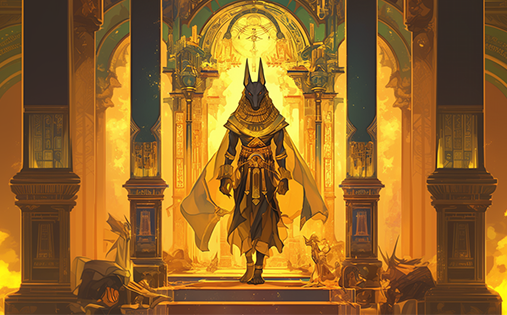 Anubis: The Divine Judge - Innocent or guilty? Justice is yours to decide.