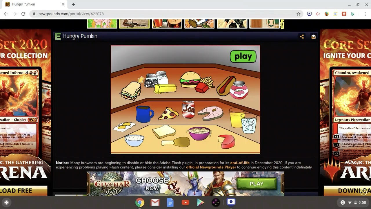 Playing hungry pumpkin🎃in newgrounds - TapTap