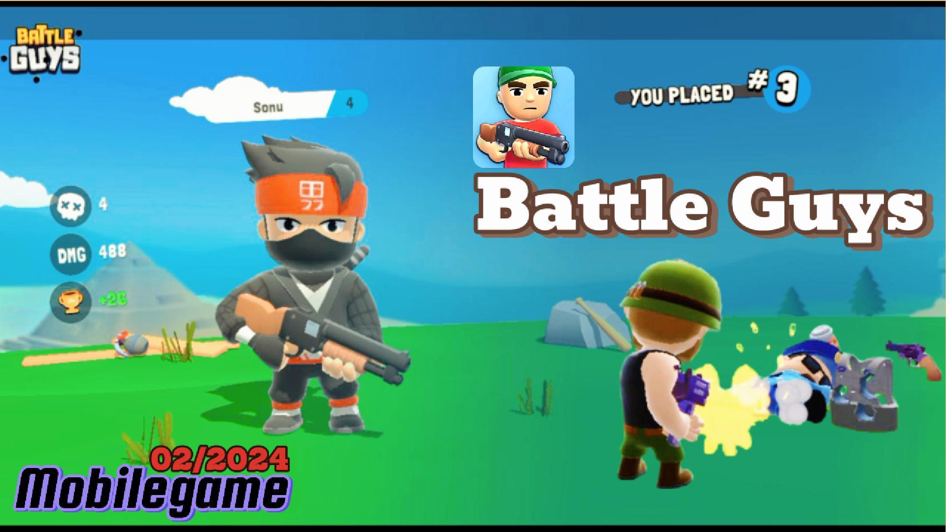 Ninja play ultimate shooter showdown in the battle.