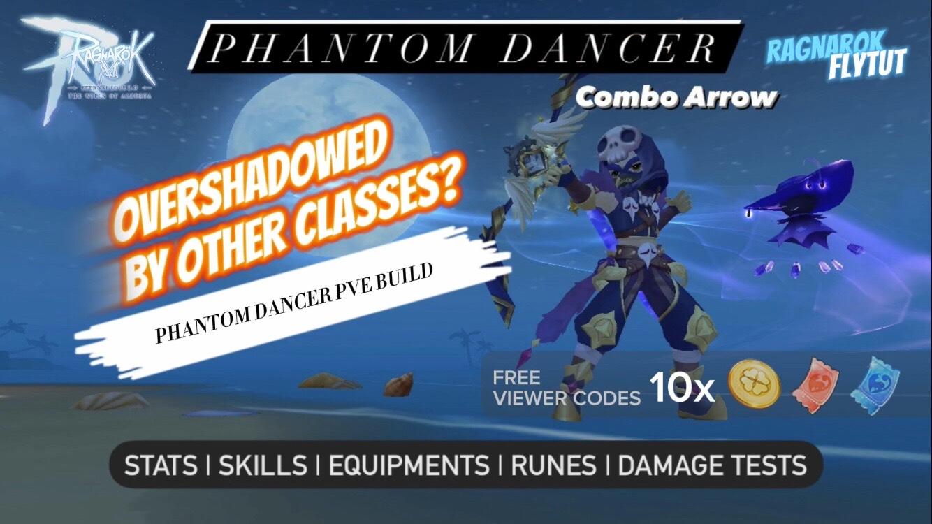 Ragnarok Mobile | Phantom Dancer - Combo Arrow (PVE Build + Damage Tests)