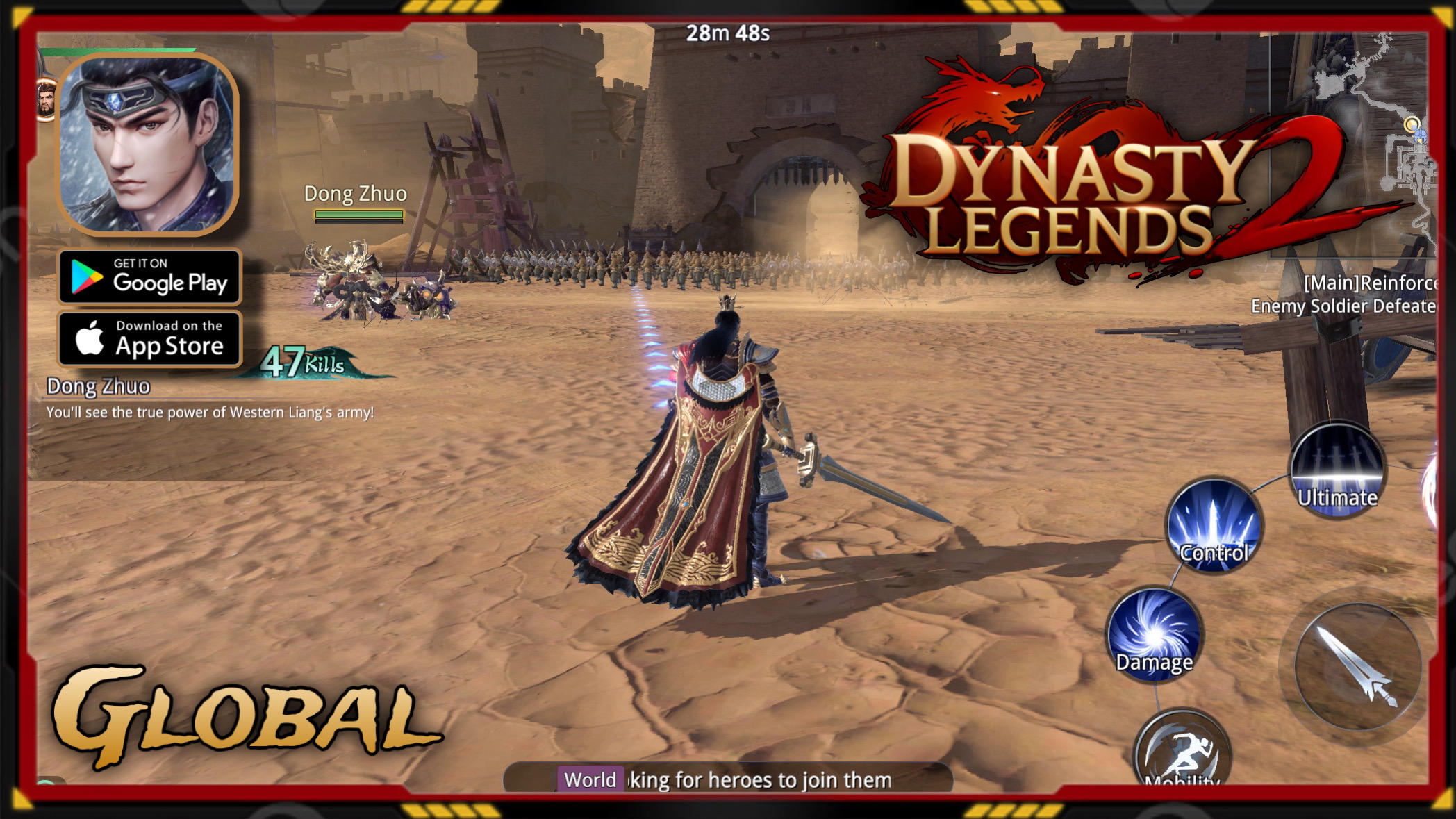 Dynasty Legends 2 Global - Ultra Graphics 60fps | Gameplay (Android/iOS) on iPhone 15 Pro
