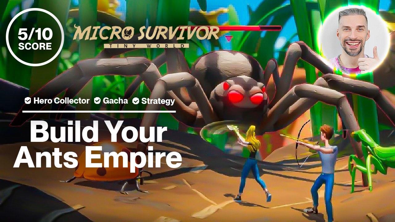 MICRO SURVIVOR - BIG ARMIES IN A SMALL WORLD //  QUICK REVIEW [Android/ iOS]