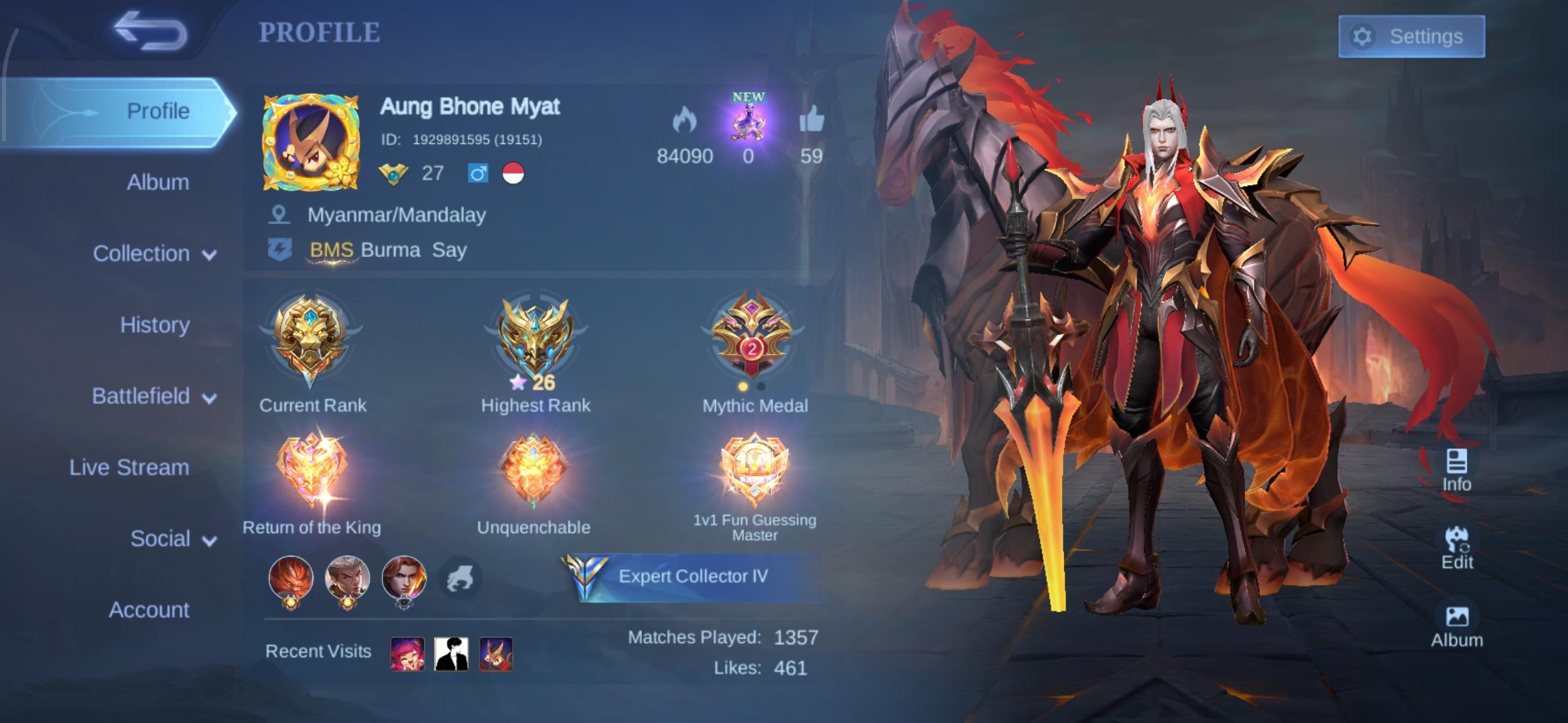 I like mobile legends 