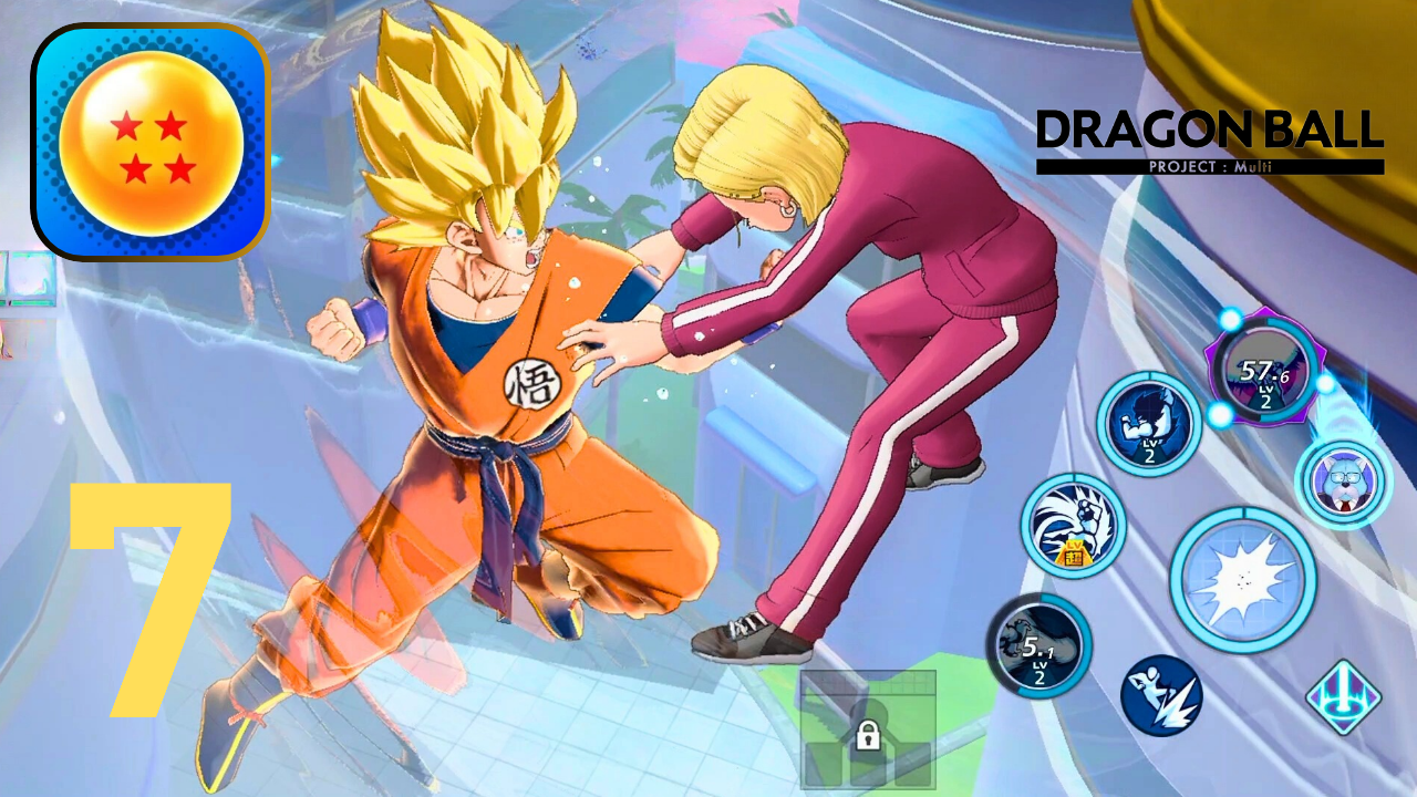 🚨DRAGON BALL PROJECT:MULTI Gameplay 2 ⭐ Grade Super Saiyan Goku (Android, iOS, PC) #7 