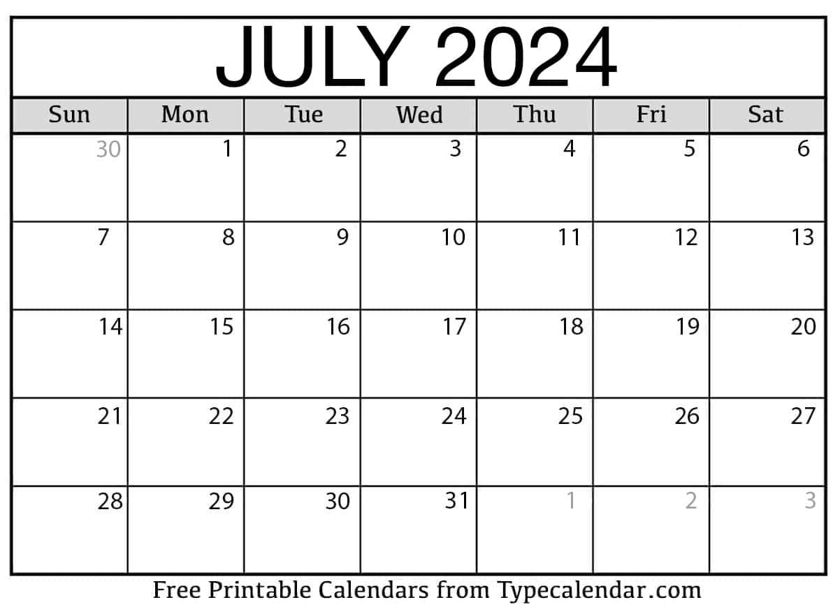 Level Up Your Summer: Free Printable July 2024 Calendars for Gamers